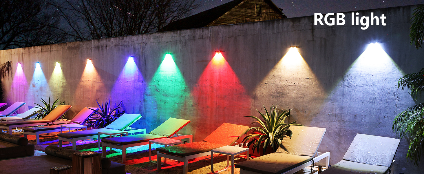 solar powered fence lights
