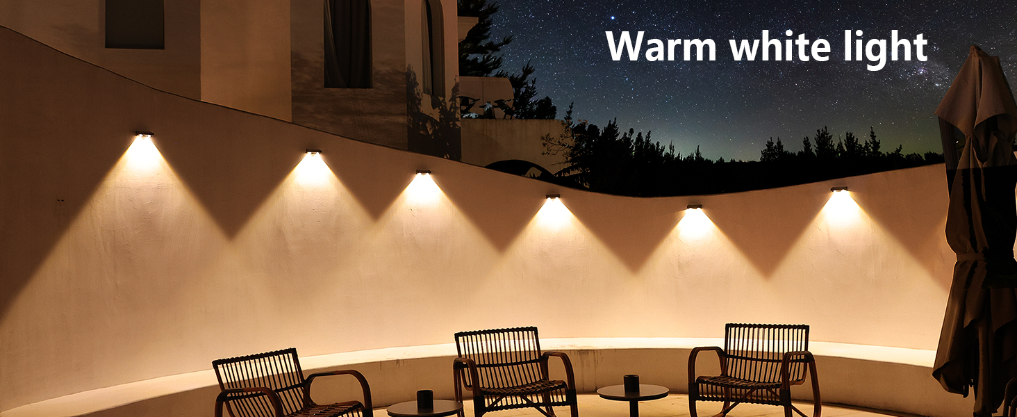 Solar Fence lights outdoor
