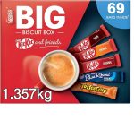 【First Order Discount】Nestlé Kitkat and Friends Big Biscuit Box | 69 x Chocolate Biscuit Bars - KitKat, Blue Riband, Toffee Crisp | Bulk Chocolate Box 1.357kg