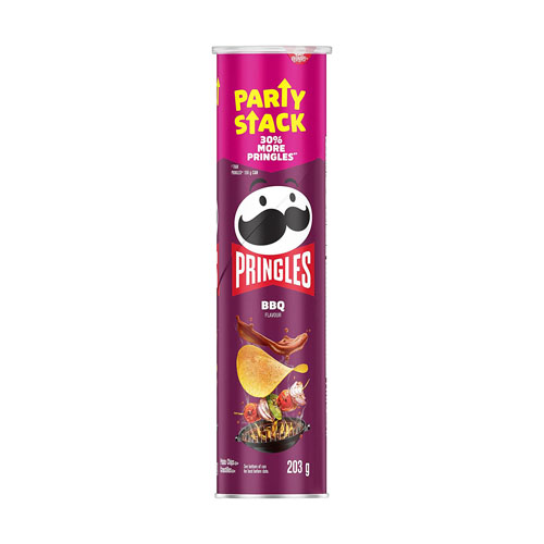【2025 Flash Sales+ Free Shipping】Pringles 203 Grams Mega Can BBQ Flavour Potato Chips