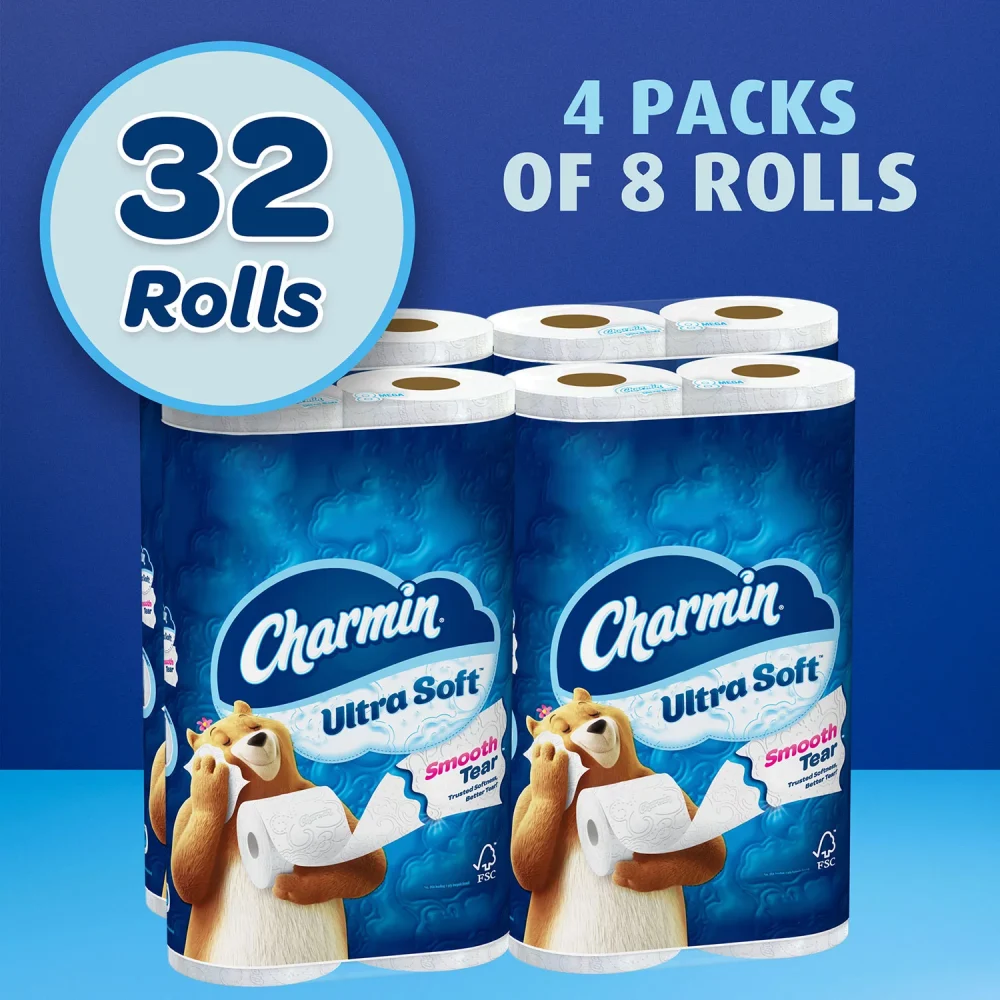 Charmin Ultra Soft 2-Ply Toilet Paper 32 rolls, 231 sheets/roll - Image 2