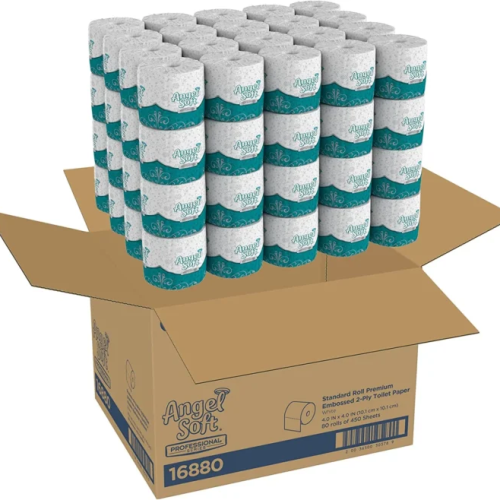 【2024 limited time special offer】Toilet Paper, Angel Soft ps, 2Ply, PK80