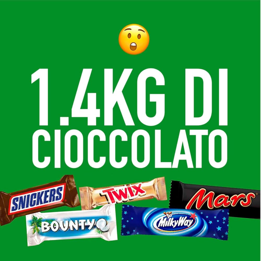 Mars Super Fun Size Mix (71 bars) Snickers, Twix, Mars, Milky Way, Bounty - Image 2