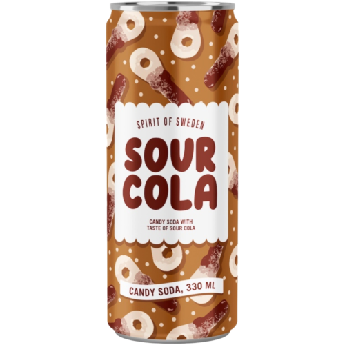 Sour Cola Candy Flavoured Soda (Swedish)   11.2fl.oz (330ml)   tastydaily