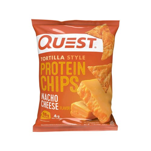 【2024 Flash Sale + Free Shipping】Quest 1.1 Ounce Nacho Cheese Nutrition Tortilla Style Protein Chips - Pack of 12