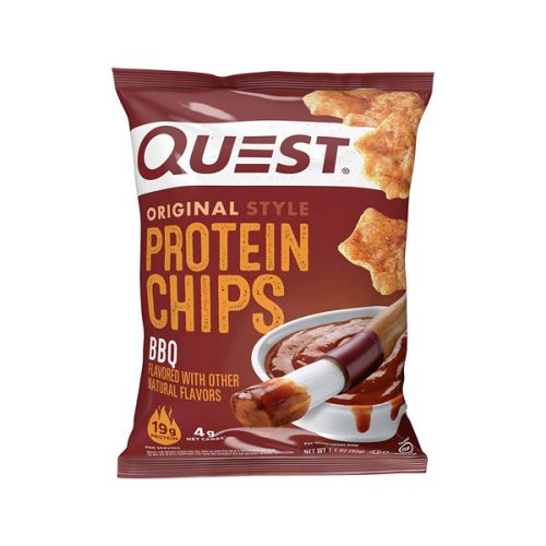 【2024 Flash Sale + Free Shipping】Quest 1.1 Ounce Nutrition BBQ High Protein Protein Chips - Pack of 12