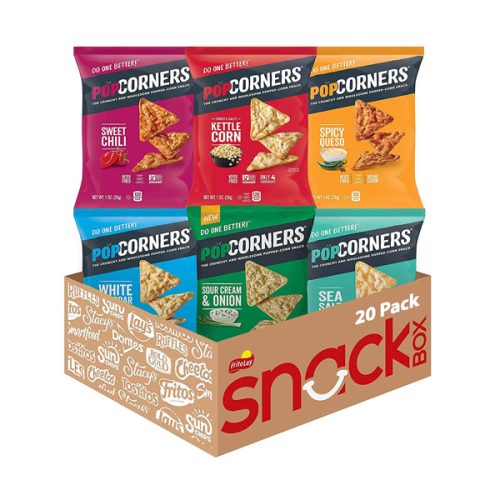 【2025 Hot Sale + Free Shipping】Popcorners 1 Ounce 20 Packs Snack Variety Pack