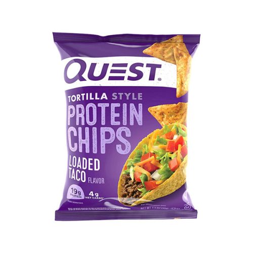 【2024 Flash Sale + Free Shipping】Quest 1.1 Ounce Nutrition Tortilla Style Protein Chips & Loaded Taco - Pack of 12